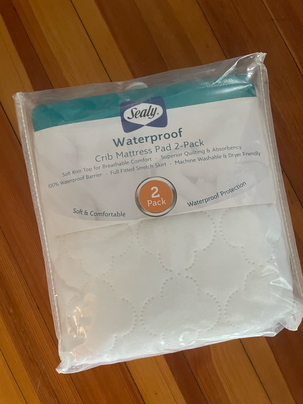 Sealy Crib Waterproof Mattress covers NIB
